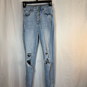 Abercrombie & Fitch Jeans Womens Size 26 Blue Light Wash High Rise Skinny
